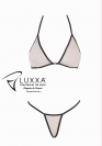 Luxxa Biancheria REGGISENO INVISIBILE NERO STRASS 2