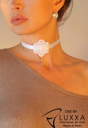 Collana choker SONIA COLLANT GUIPURE