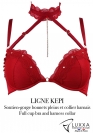 Luxxa Biancheria REGGISENO COPPE INTERE STRASS 2