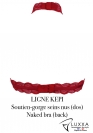 Luxxa Biancheria REGGISENO SENZA COPPA CINGHIA 3