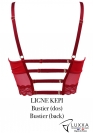 Luxxa Biancheria BUSTIER COPPE INTERE CON STRASS 5