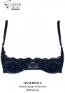 Luxxa Biancheria REGGISENO A MEZZO BUSTO BLU 5