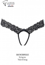 Luxxa Biancheria STRING NUDO CON STRASS BLU 4