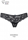 Luxxa Biancheria TANGA CON STRASS BLU 3
