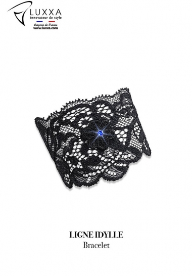 Luxxa Biancheria BRACCIALE CON STRASS BLU