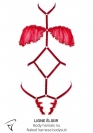 Luxxa Biancheria BODY IMBRAGATURA NUDO CON VELETTO 2
