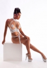 Luxxa Biancheria BUSTIER SENZA COPPE GIOIELLO 2